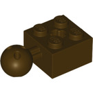 LEGO Kostka 2 x 2 s Kulový kloub a Axlehole s Holes in Ball (57909)