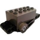 LEGO Pullback Motor s černou základnou a bez nosníků (32283)
