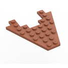 LEGO Klín Deska 8 x 8 s 3 x 4 výřezem (6104)