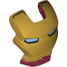 LEGO Iron Man Hledí s Dark Modrá Eyes (37752)
