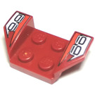 LEGO Blatník Deska 2 x 2 s Flared Kolo Arches s Number 66 (41854)