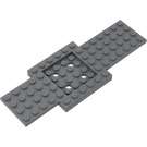 LEGO Základna 6 x 16 x 2/3 s Recess a dírami (52037)