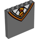 LEGO Panel 1 x 6 x 5 s Gryffindor Sweater V-Neck Collar, Tie a White Shirt (59349 / 79241)