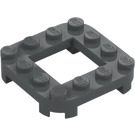 LEGO Deska 4 x 4 x 0.7 s Zaoblené rohy a 2 x 2 Open Centrum (79387)