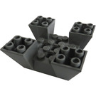 LEGO Sklon 6 x 6 x 2 (65°) Převrácený Quadruple (30373)