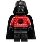 LEGO Darth Vader - Red Christmas Sweater s Death Star Minifigurka