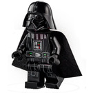 LEGO Darth Vader s Bílá Hlava a Starched Plášť s Printed Zpět Minifigurka