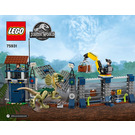 LEGO Dilophosaurus Outpost Attack Set 75931 Instructions