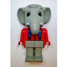 LEGO Edward Elephant with Blue Suspenders Postava Fabulanda