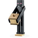 LEGO Enderman s Barva opálení a Tmavě žlutohnědá Blok s Chodidlo Deska Minifigurka