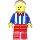 LEGO ženský Zmrzlina Seller v Blue Striped Košile Minifigurka