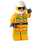 LEGO Hasič Pilot s Sluneční brýle Minifigurka