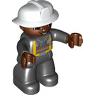 LEGO Fireman Frank Dvojitá postava s hnědýma rukama