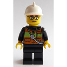 LEGO Fireman with Glasses Minifigure