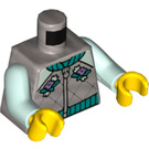 LEGO Jacket s Aqua Paže Trup (973 / 76382)