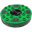 LEGO Ninjago Spinner with Bright Green Top and Stone Heads (98354)