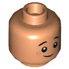 LEGO Minifigure Hlava s Dekorace (Zapuštěný masivní čep) (1415 / 3626)