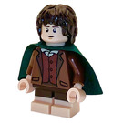 LEGO Frodo Baggins s Zelená Plášť a Tělová Feet Minifigurka