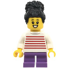 LEGO Dívka s Striped Košile Minifigurka