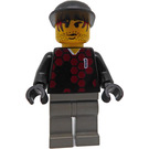 LEGO Goalkeeper s Red a Black Trup, "1" Minifigurka