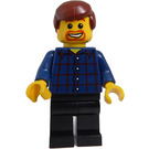 LEGO Grand Carousel Male s Plaid Shirt Minifigurka