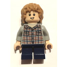 LEGO Šedá Mitchell Minifigurka