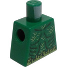 LEGO Minifig Torzo bez paží s Scaled Skin a Seaweed Pás (973)