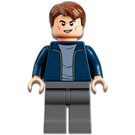 LEGO Hlídat s Dark Modrá Jacket Open Minifigurka