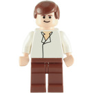 LEGO Han Solo s Bílá Košile bez Wrinkles a Reddish Hnědá Nohy Minifigurka