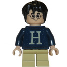LEGO Harry Potter s 'H' na Dark Modrá Pullover, Krátký Nohy Minifigurka