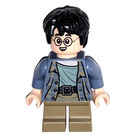 LEGO Harry Potter s Sand Modrá Bunda a Dirty Tvář Minifigurka