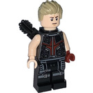 LEGO Hawkeye s Tmavě červená a Quiver s Tmavě červená Ruka Minifigurka