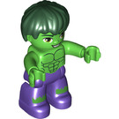 LEGO Hulk s Dark Green Vlasy a Dark Purple Trousers Duplo figurka