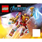 LEGO Iron Man Mech Armor Set 76203 Instructions