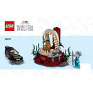 LEGO King Namor's Throne Room Set 76213 Instructions