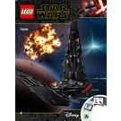 LEGO Kylo Ren's Shuttle 75256 Instrukce