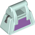 LEGO Light Aqua Gym Bag s Dark Purple Postranní (11759 / 95867)