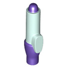 LEGO Light Aqua Pen s Dark Purple Tip (35809)