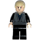 LEGO Luke Skywalker s Dark Stone Šedá Jedi Robe a Barva opálení Vlasy (Smile) Minifigurka