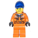 LEGO Male Service Station Tow Truck Driver Minifigurka