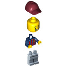 LEGO mužský Fotbal Fan - FC Barcelona (Sand Blue Nohy) Minifigurka