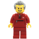 LEGO Muž v Red Tracksuit Minifigurka
