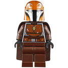 LEGO Mandalorian Warrior s Dark Orange Helma Minifigurka