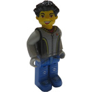 LEGO Max s Black Trup a Blue Nohy Minifigurka