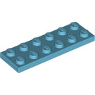 LEGO Medium Azure Deska 2 x 6 (3795)