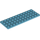 LEGO Medium Azure Deska 4 x 12 (3029)