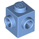 LEGO Medium Blue Kostka 1 x 1 s Dva Study na Adjacent Sides (26604)