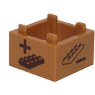 LEGO Box 2 x 2 s Minifigure Hlava a Deska (2821)