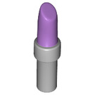 LEGO Medium Lavender Lipstick s Medium Stone Šedá Rukojeť (25866 / 93094)