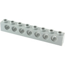 LEGO Medium Stone Gray Kostka 1 x 8 s dírami (3702)